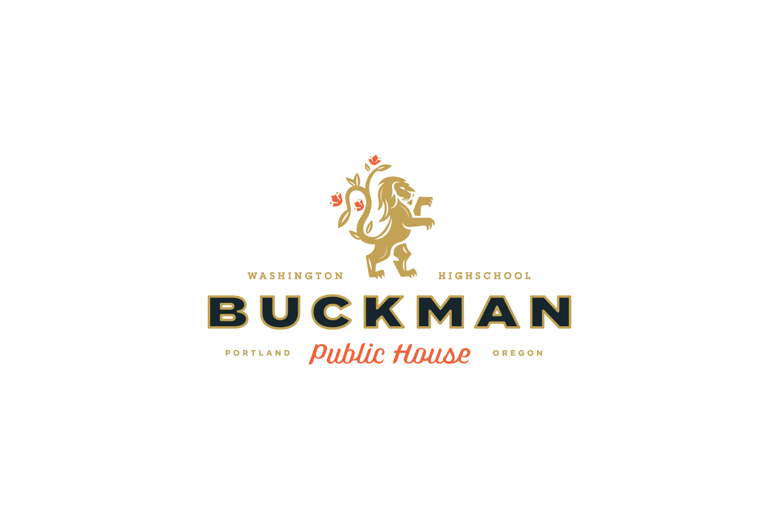 Buckman Public House logo design