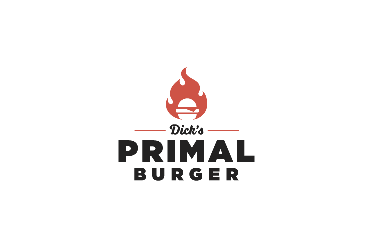 Primal Burger logo design