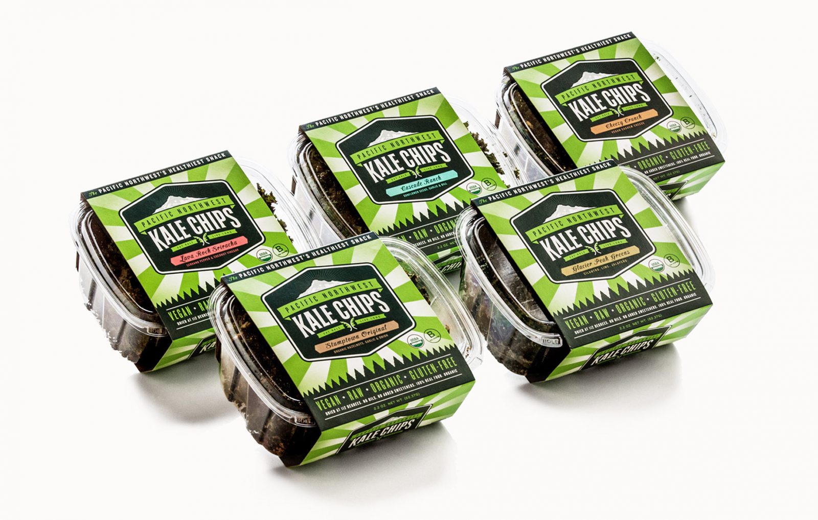 Kale Chips packaging design