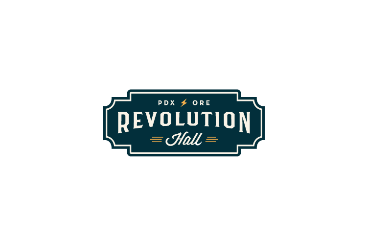 Revolution Hall - venue logo design