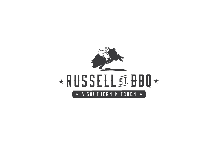 Russell Street BBQ logo design